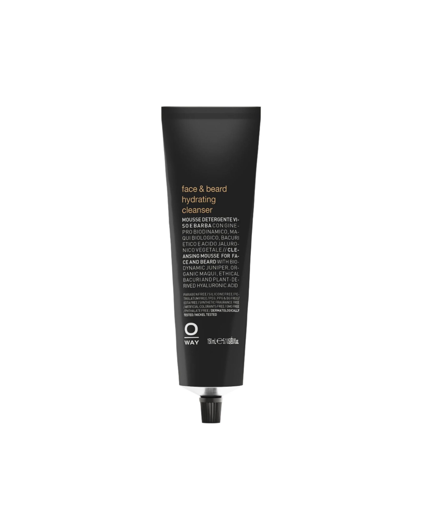 OWAY Face & Beard Hydrating Cleanser — čistiaca pena na tvár a bradu